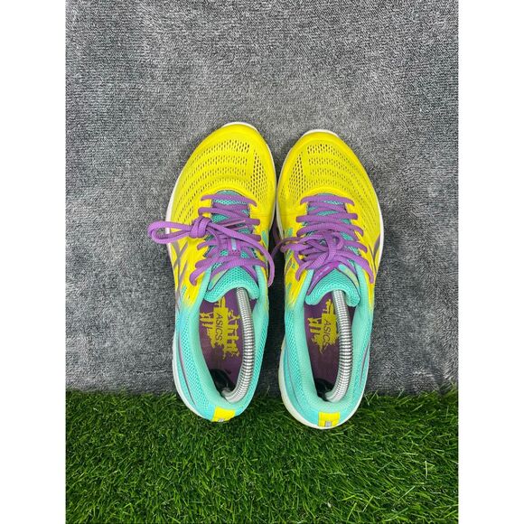 Asics Shoes Womens 9.5 Yellow/Green Gel Electro 33 Athletic Running Ladies T461N - Picture 6 of 9